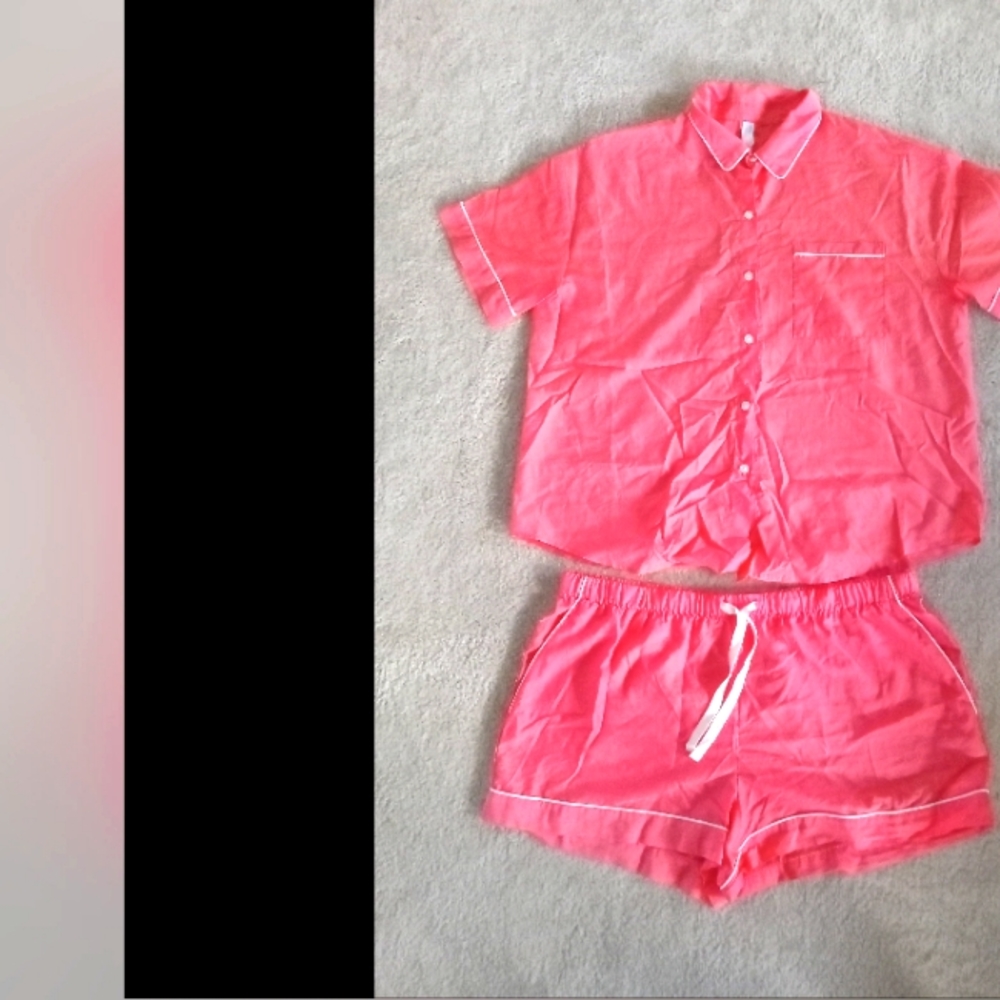 Coral Pajama Set